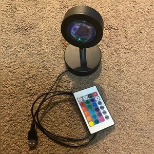Multi color Sunset lamp